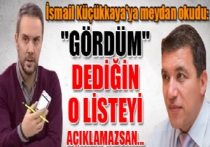 Melih Altınok, İsmail Küçükkaya'ya meydan okudu